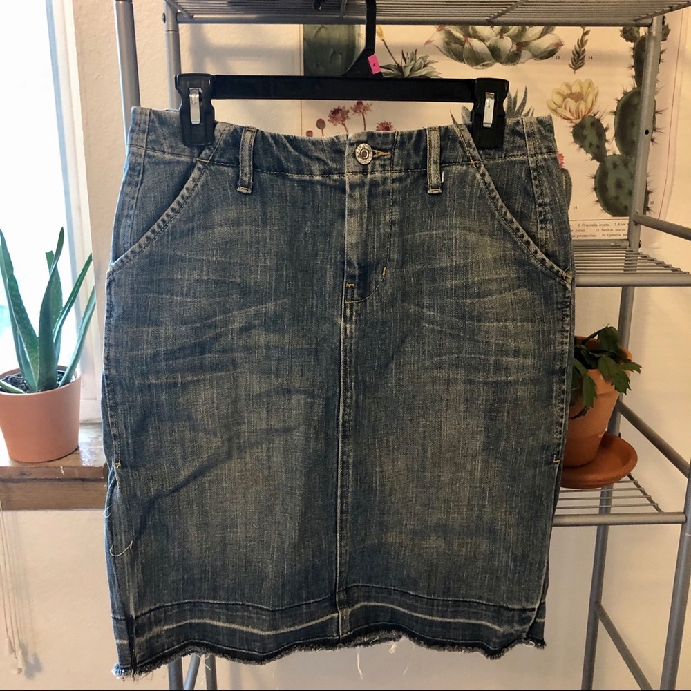 Banana republic jean skirt
